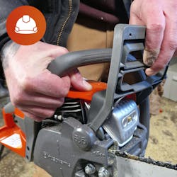 Motorsager bensin test: Sikkerhet Motorsager bensin test: Sikkerhet